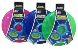 Vliegende schijf met licht