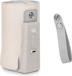 Draadloze flessenwarmer LIONELO Thermup Go Plus Beige Sand