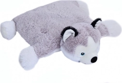 Pluche husky kussen 2-in-1 voor kinderen