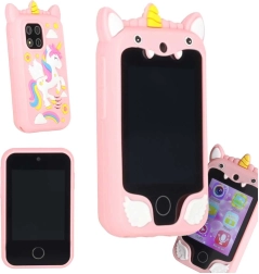 Kinder touchscreen-smartphone met camera en 8GB microSD – roze eenhoorn