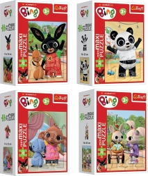 Puzzle mini maxi 20 stukjes BING – vrienden, 4 motieven