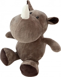Pluchen Neushoorn Bruin 25 cm