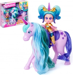 Pop KookyLoos Star Unicorn – Aurora met een eenhoorn en accessoires