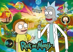 Trefl Puzzel 1000 stukjes Rick en Morty