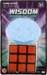 Opvouwbare kubus en puzzeldoolhof