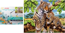 Schilderen op nummer – cheeta’s in de boom