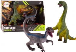 Set dinosaurusfiguren – brachiosaurus en velociraptor (2 stuks)