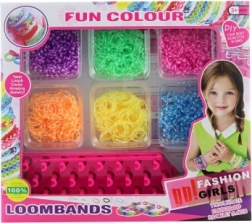 Creatieve set voor het maken van armbandjes van elastiekjes