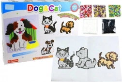 strijkkralenset hond en kat 6000 stuks