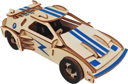 Woodcraft houten 3D-puzzel Raceauto