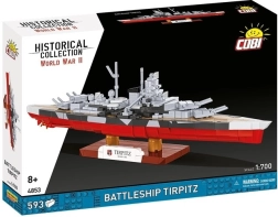 Bouwset slagschip TIRPITZ 1:700 (593 stukjes)