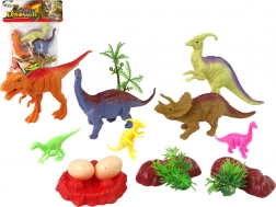 Set van dinosaurusfiguren met accessoires, 15 stuks