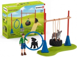 Schleich Farm World hondenpark en agilityset