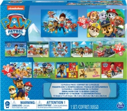 Paw Patrol grote puzzelset 12 stuks
