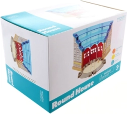 Maxim-depot met draaischijf voor drie locomotieven