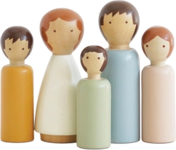 Le Toy Van houten familie voor het poppenhuis