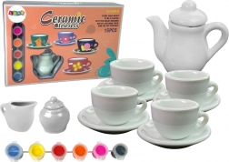 DIY schilderen porseleinen set voor thee