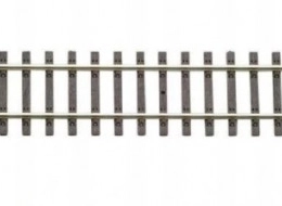 Rechte rail 231 mm - 6 stuks