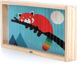 Houten 4D puzzel Dieren van Vilac