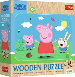 Houten puzzel PEPPA PIG 24 stukjes