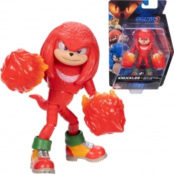 Figurine SONIC 3 The Hedgehog – Knuckles met vurige vuisten 12 cm