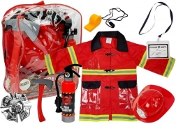 Kinder brandweer kostuum met accessoires