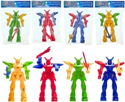 transform warrior star mission – set robotfiguren, 4 soorten
