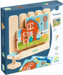 Houten spel huisjes Djeco