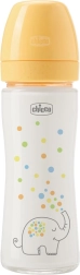 Chicco glazen babyfles Perfect Easy 240 ml met langzame doorstroom 0m+