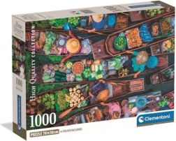 Clementoni puzzel Thaise drijvende markt 1000 stukjes