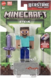 Minecraft-figuur Steve met accessoires 8 cm