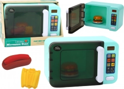 Kinder magnetron met accessoires, turquoise