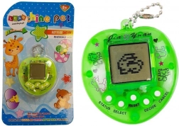 Elektronisch spel TAMAGOTCHI groen met korte ketting