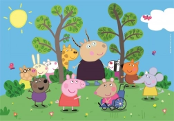MAXI Puzzel Peppa Pig met vriendjes 24 stukjes