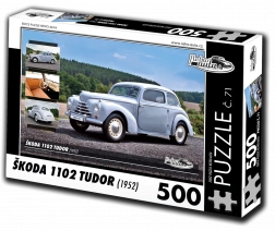 Puzzel Retro-auto’s Škoda 1102 Tudor 500 stukjes