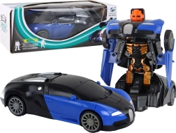 Auto-robot 2v1 blauw met lichteffecten