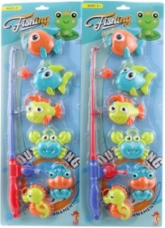 Vissen vangen – kinderspel met hengel en zeediertjes