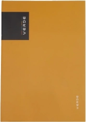 Notitieboek A5 VERDE mosterdgeel