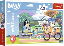 puzzel BLUEY 60 stukjes vrolijke BLUEY van Trefl