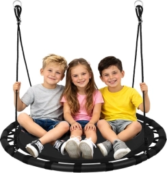 Kinderschommel vogelnest 100 cm zwart