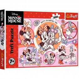 Puzzel 200 stukjes – MINNIE MOUSE Gewoontes