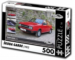 RETRO-AUTA Puzzel Škoda Garde 1983 500 stukjes
