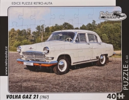 RETRO-AUTO puzzel Volga GAZ 21 (1967) 40 stukjes