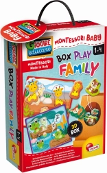 LISCIANI Insteekpuzzel BOX PLAY FAMILY – jongen dieren