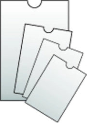 Transparante hoes voor jachtvergunning 115x159mm