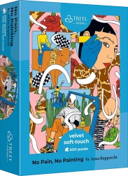 Trefl puzzel Velvet Soft Touch UFT 500 stukjes – geen pijn, geen schilderijen