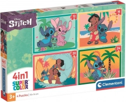 Puzzle Stitch 4-in-1 van Clementoni voor kinderen