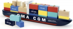 Houten containerschip CMA CGM Jules Verne – puzzel VILAC