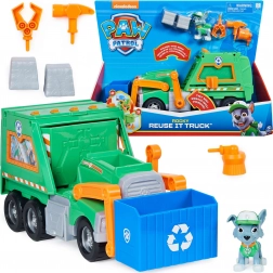 Paw Patrol – recyclingwagen van Rocky met figuur 38 cm