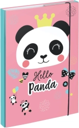 Mappen voor schoolschriften A4 met panda-motief